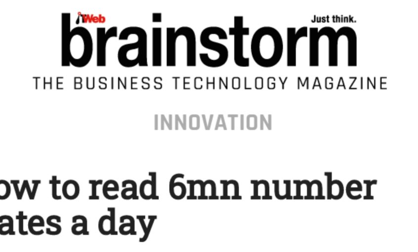 How to Read 6 Million Number Plates a Day